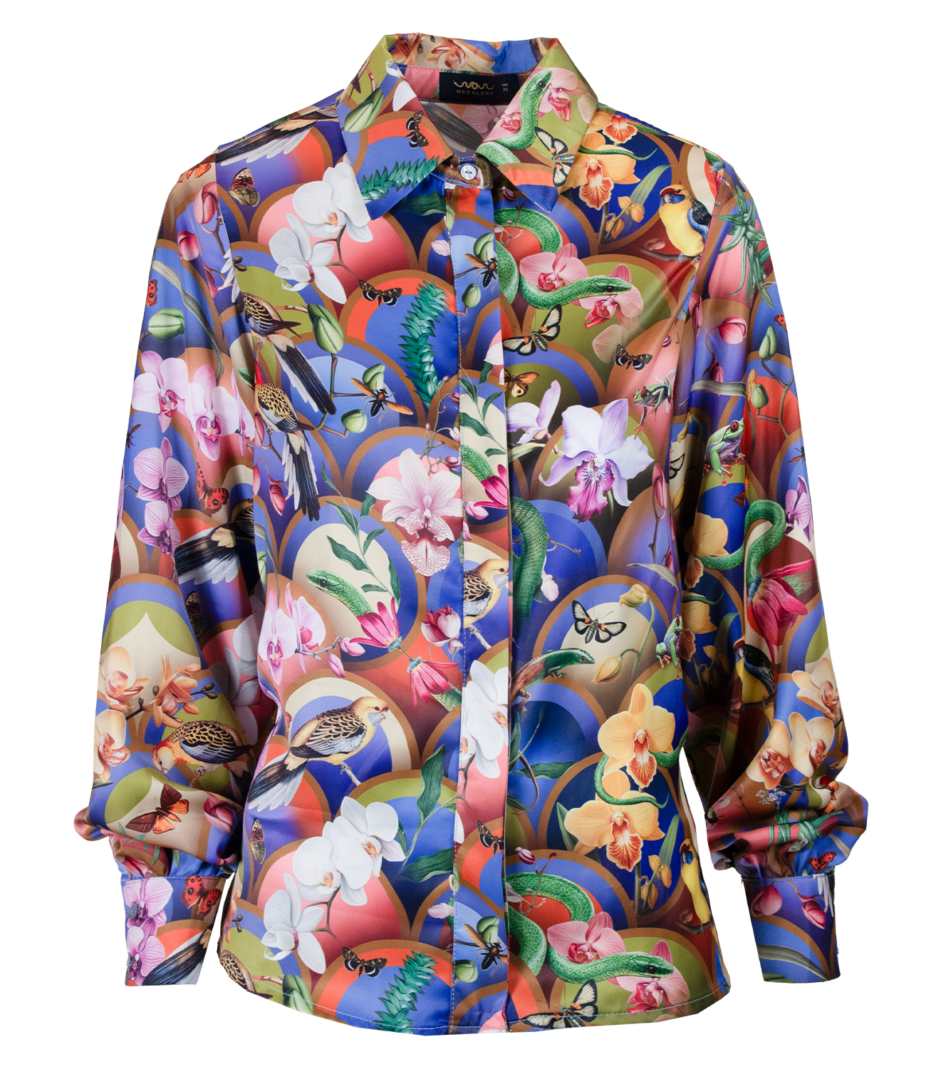 Siik Blouse - Rainbow