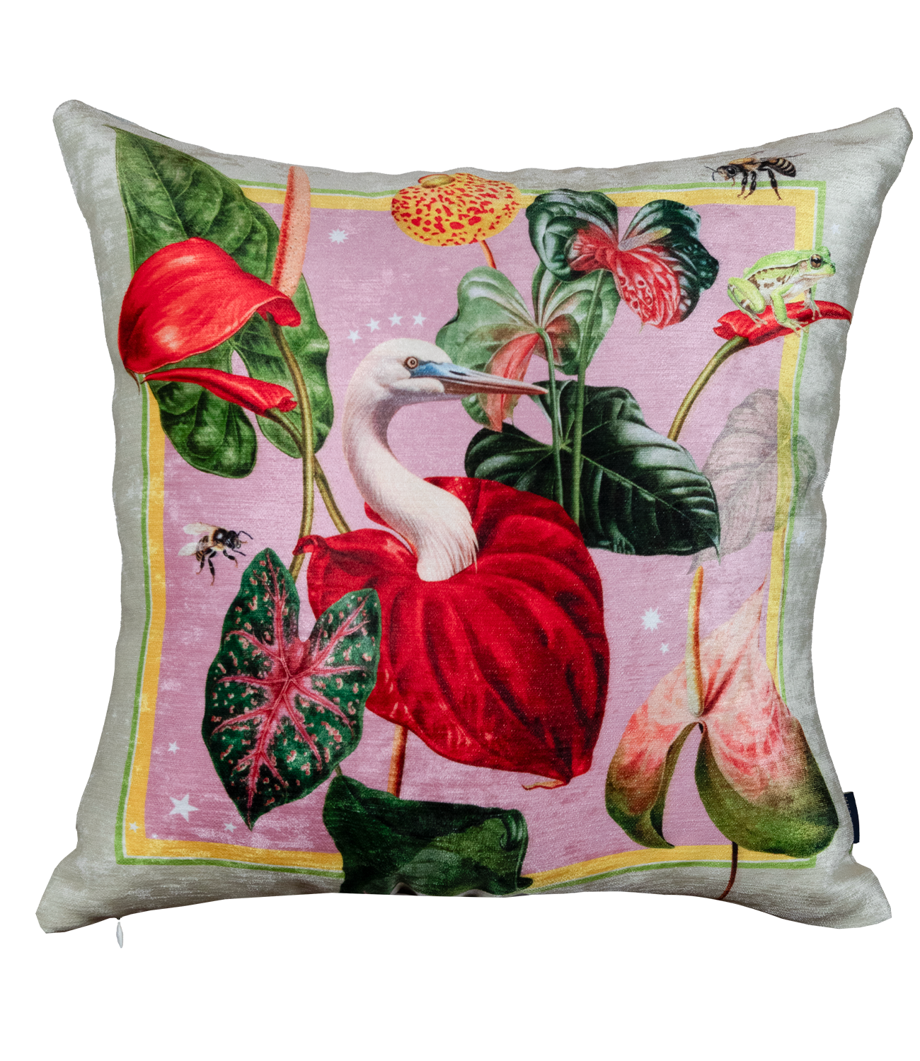 Velvet Pillow - IVORY ANTURIOS