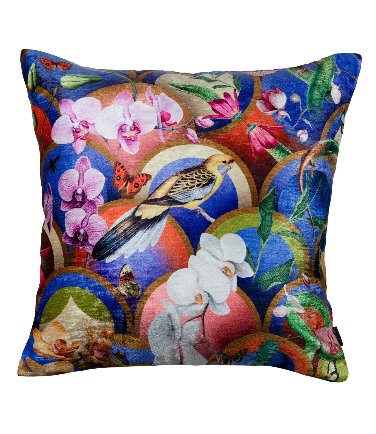 Velvet Pillow - Rainbow