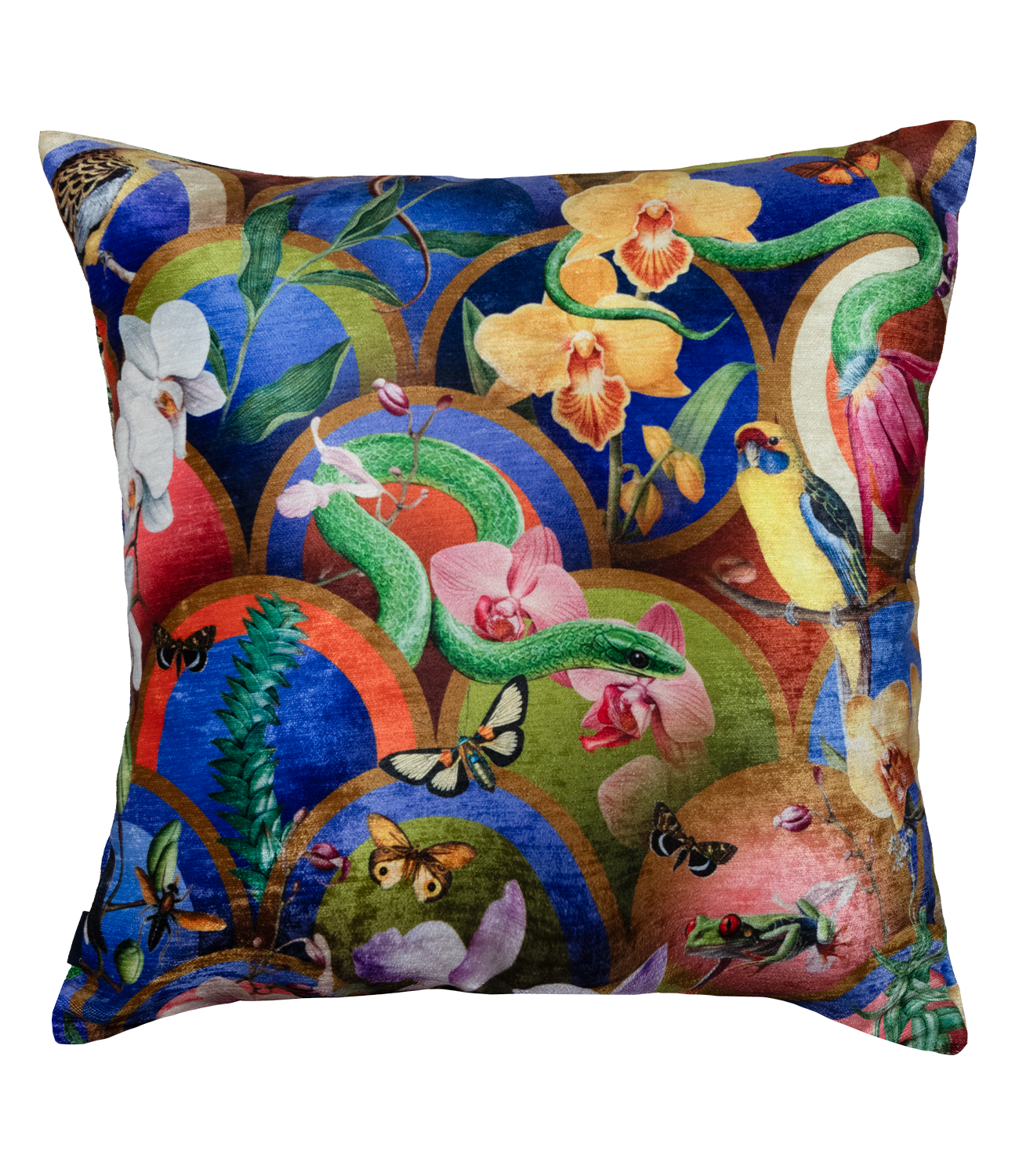 Velvet Pillow - Rainbow