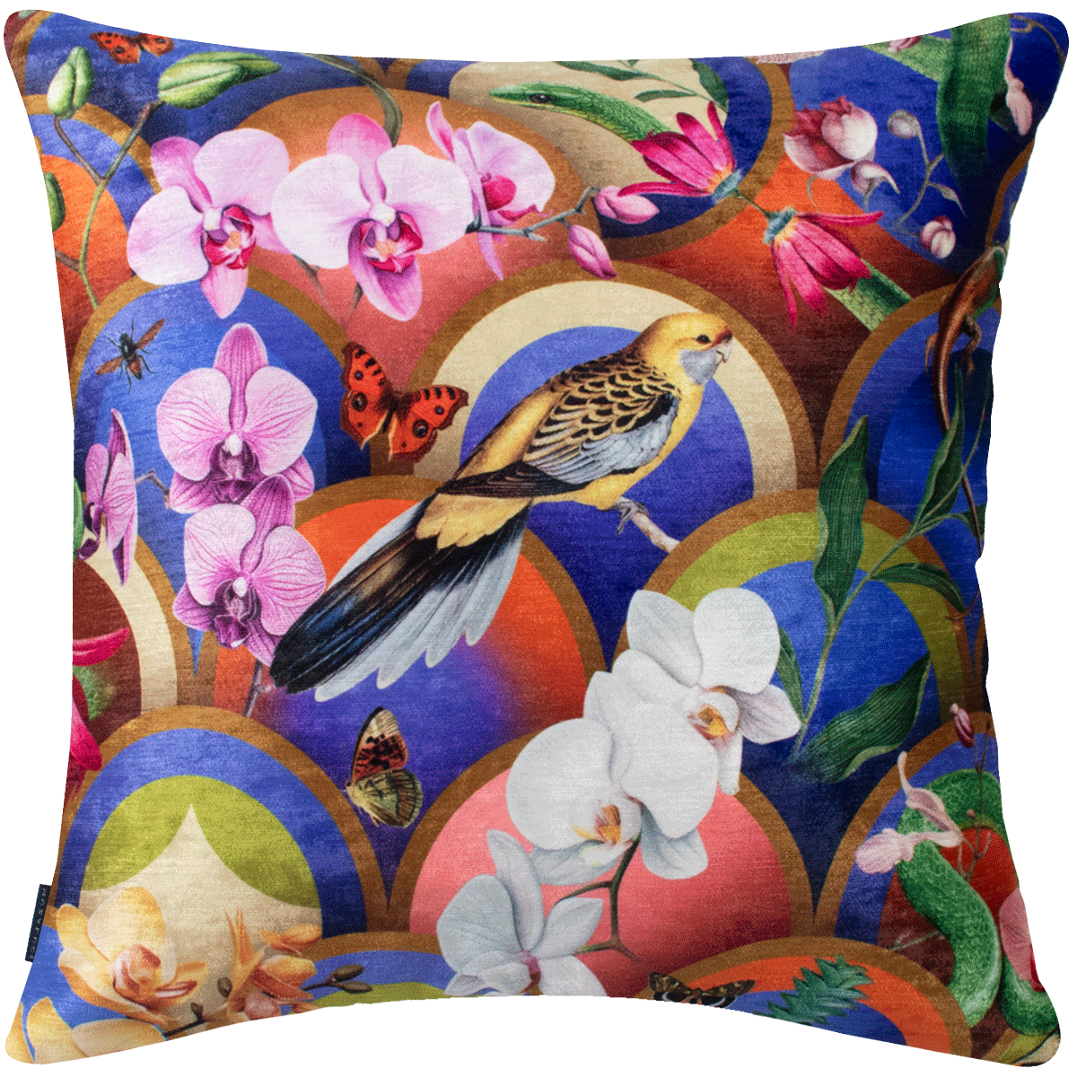 Velvet Pillow - Rainbow