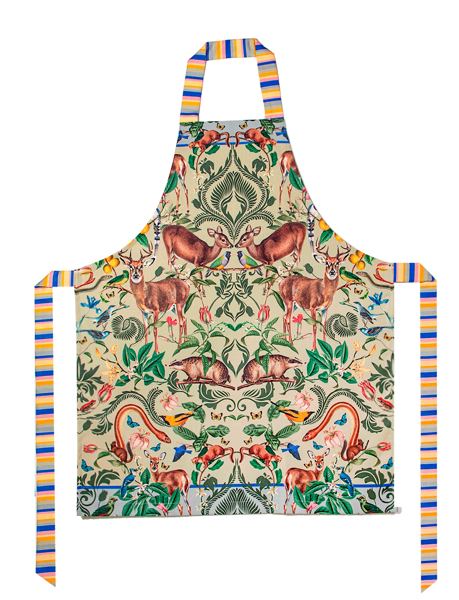 Stylish denim apron for baristas and chefs