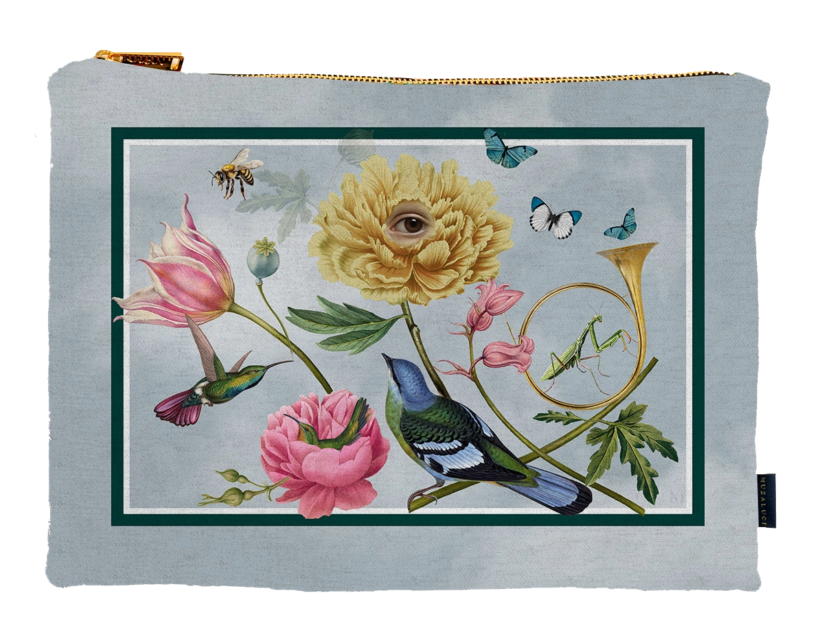 Blue Pollen Melody - Hand Bag