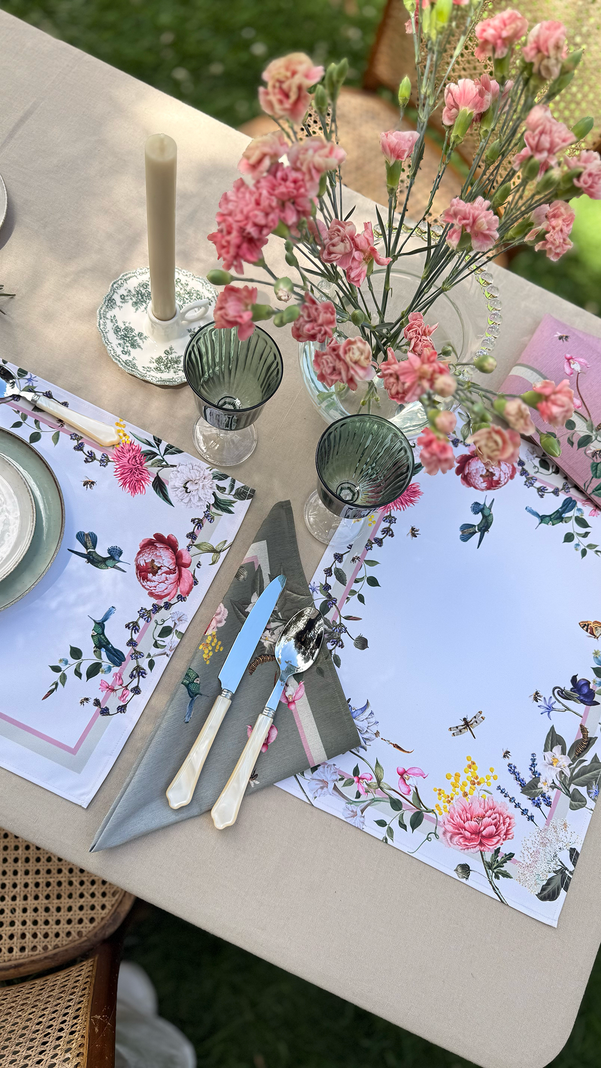 Placemat - The Garden Ivory