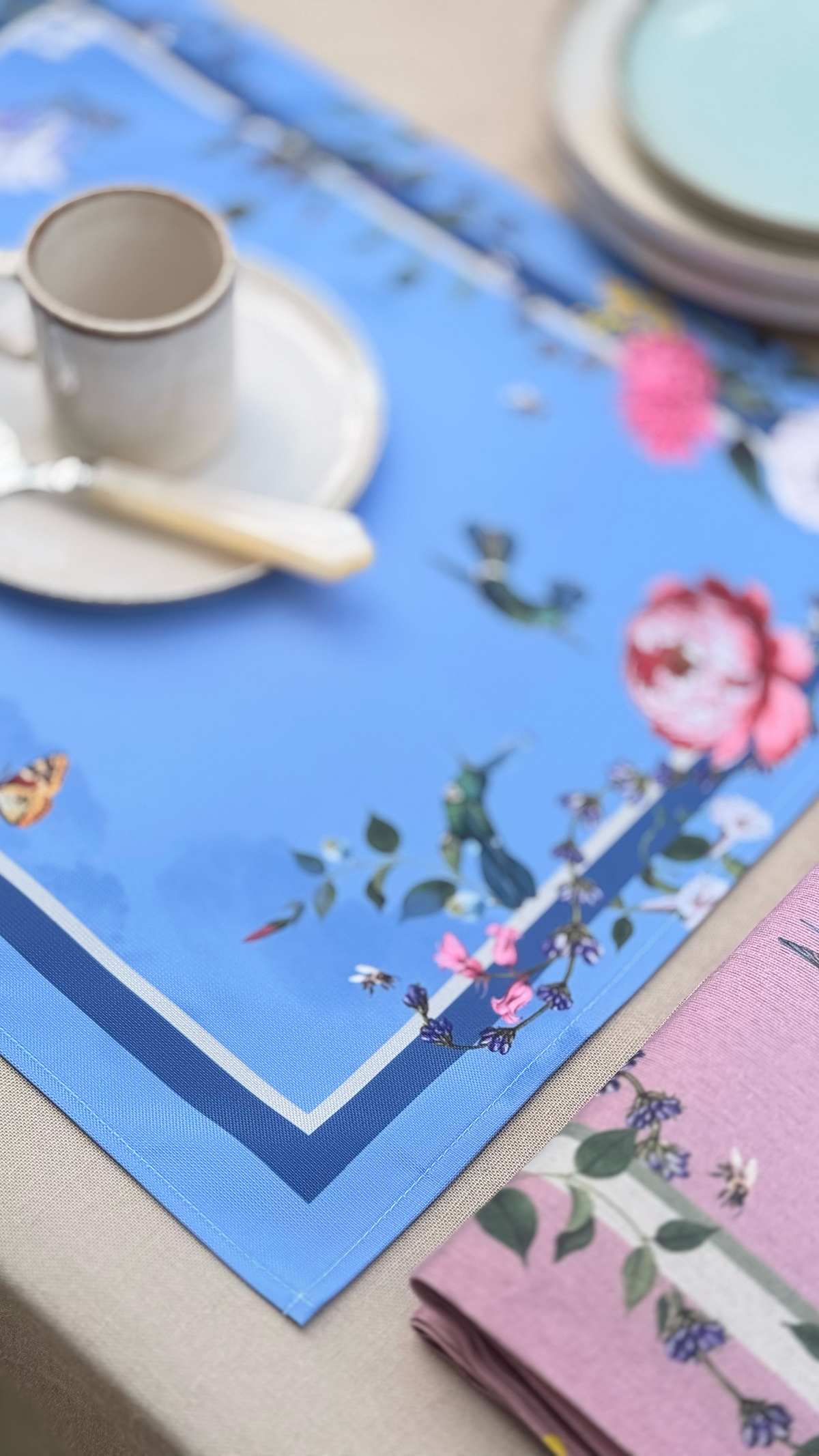 Placemat - The Garden Blue