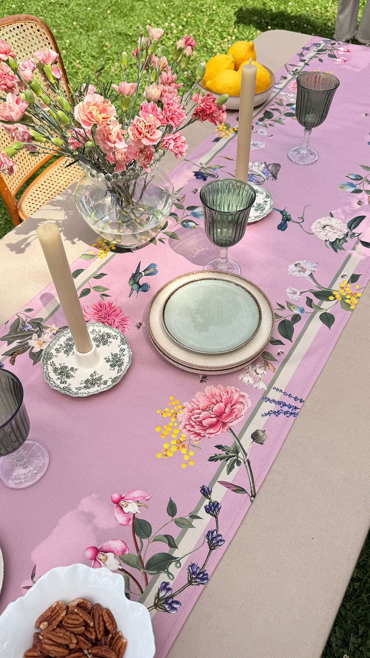 Table Runner - The Garden Pink