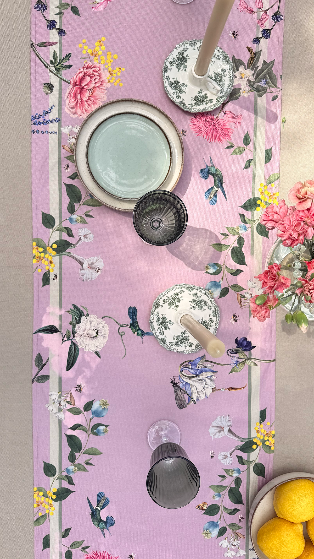 Table Runner - The Garden Pink