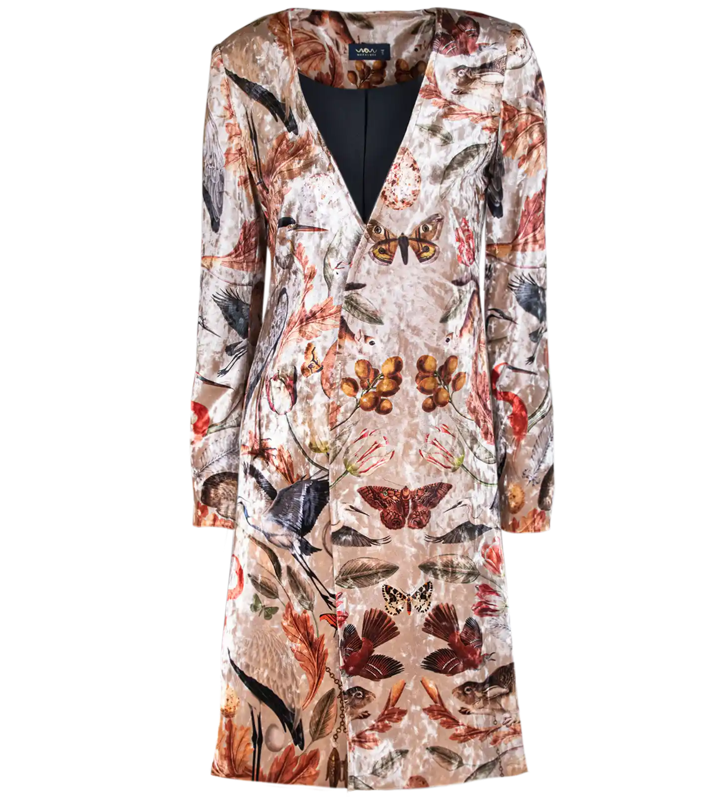 Lightweight cotton kimono with traditional Japanese patterns