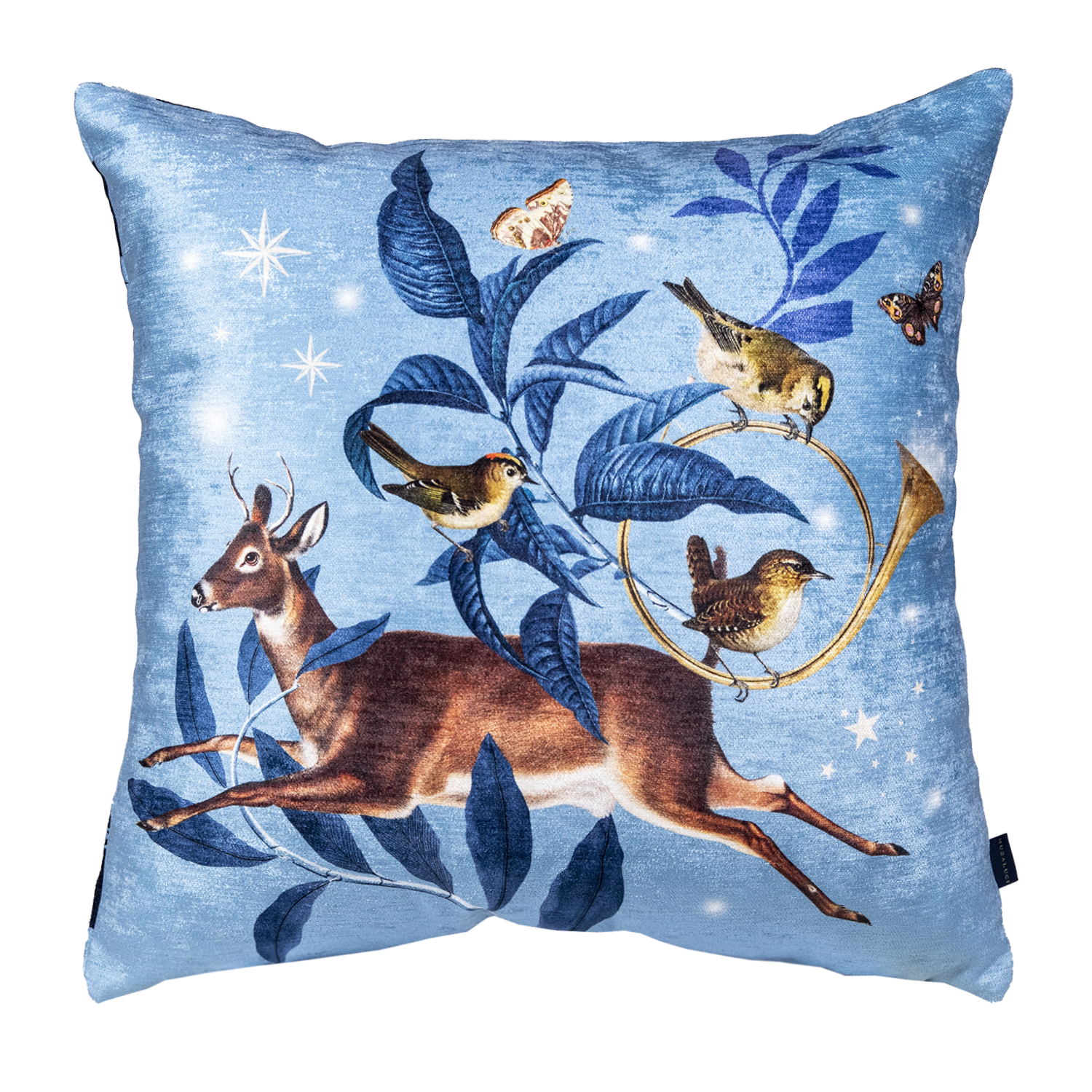 Navidad Invierno Reno - Velvet Pillow