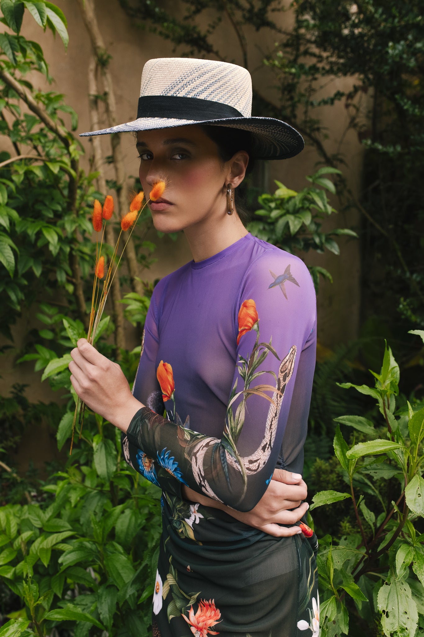 Mesh Dress - Woodland