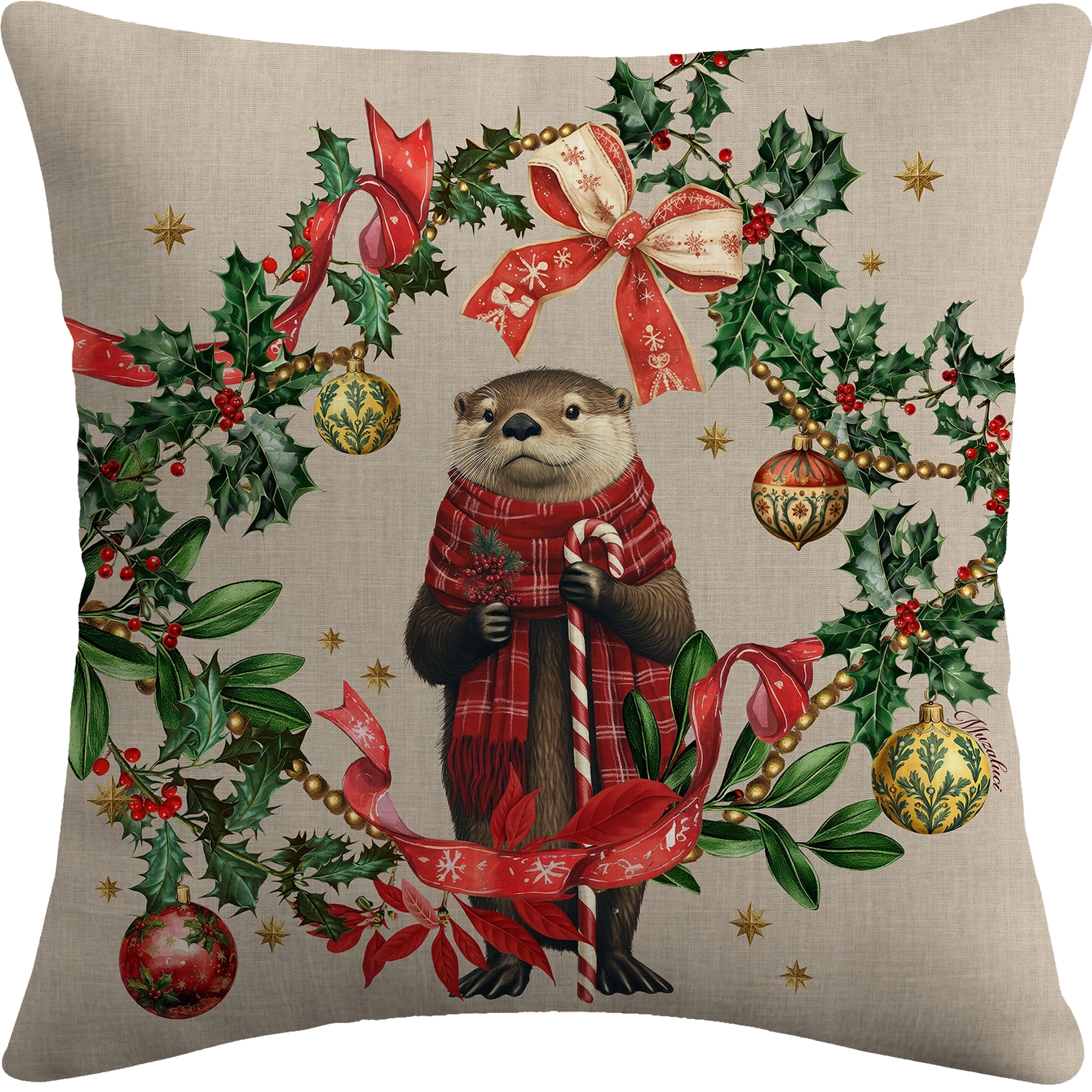 Velvet Pillow - Festival Nutria