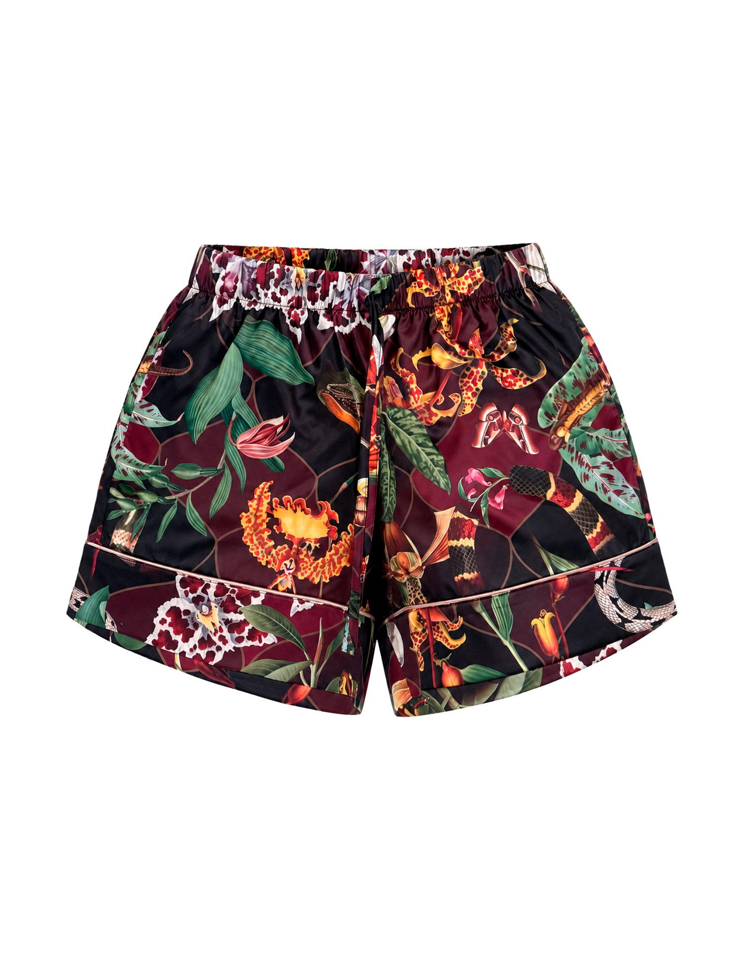 Short pajama set - Orquideas Tigre