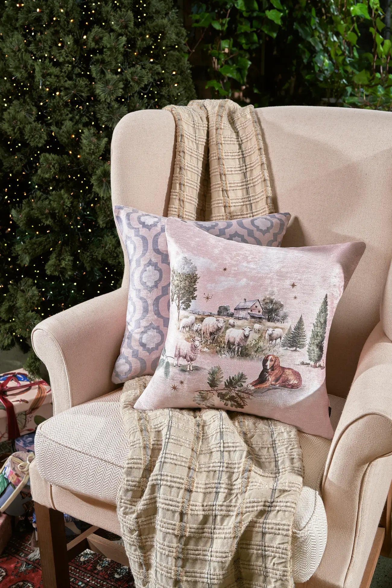 Elevate your décor with soft, plush velvet cushions in retro styles, offering a mix of patterns and colors to bring warmth and personality to any room.