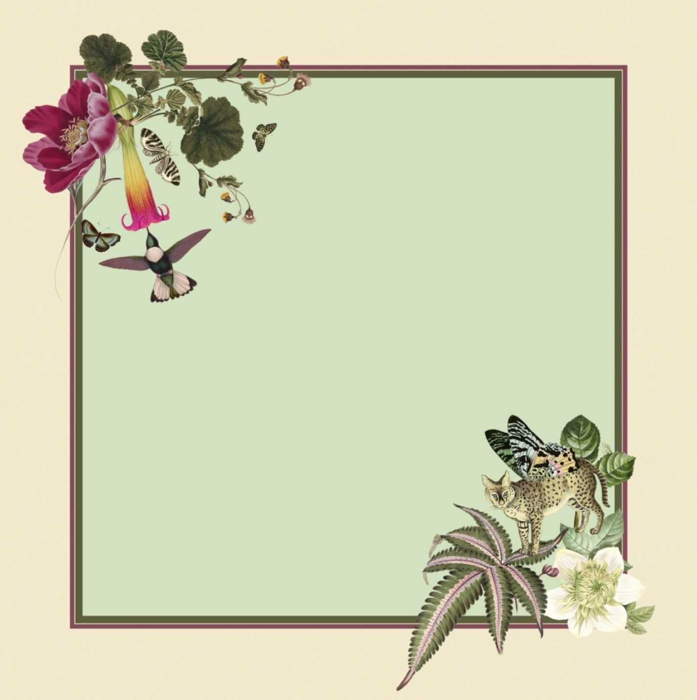 Napkin Helechos Green