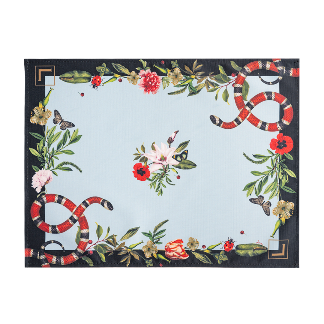 Serpent Blue Placemat