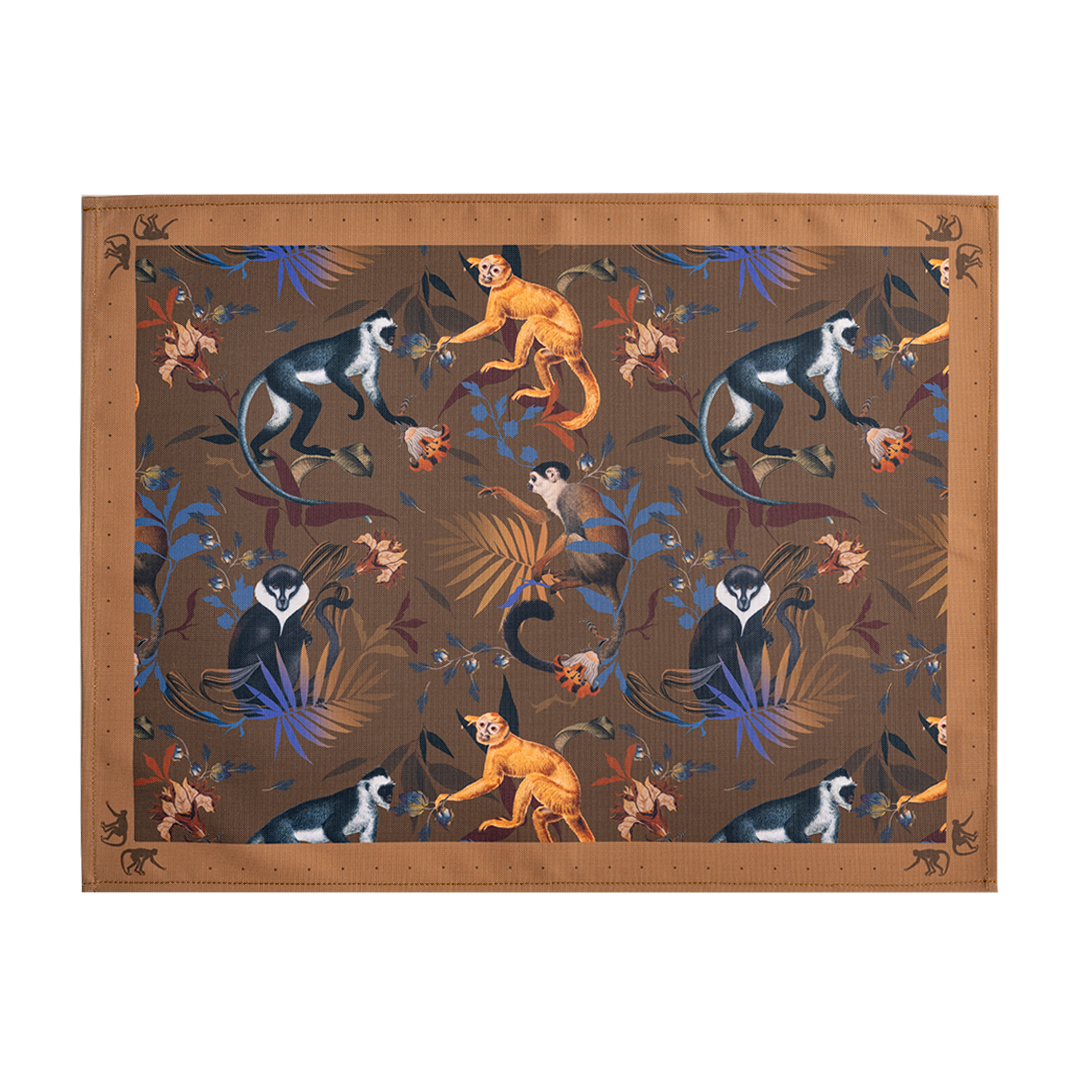 Monkeys Brown - Placemat