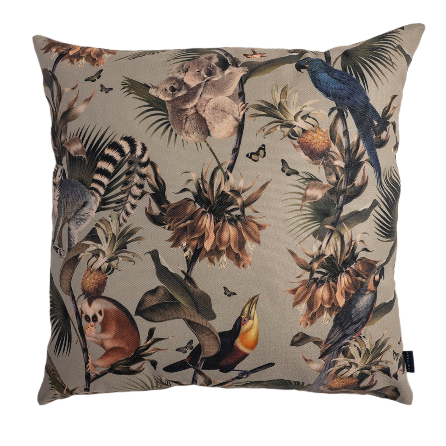 Selva Vintage Animals - Canvas Pillow