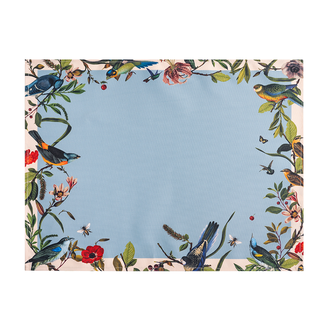 Wild Birds Blue - Placemat