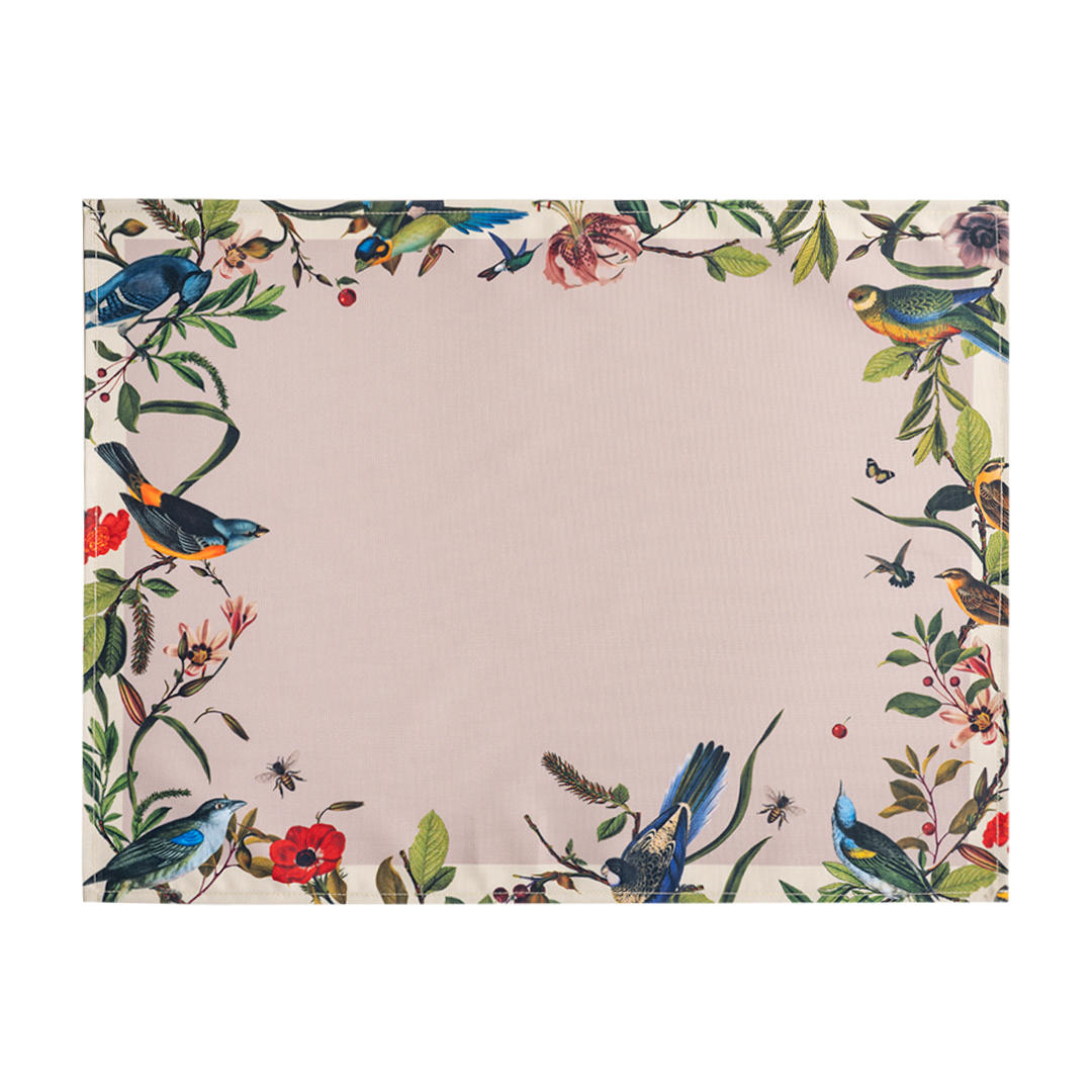 Wild Birds Gray - Placemat