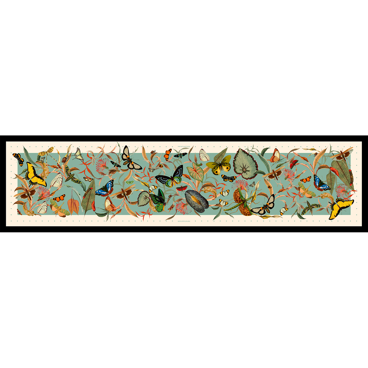 Butterfly Black - Pashmina