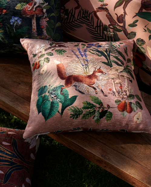 The Forest Sand Fox - Velvet Pillow