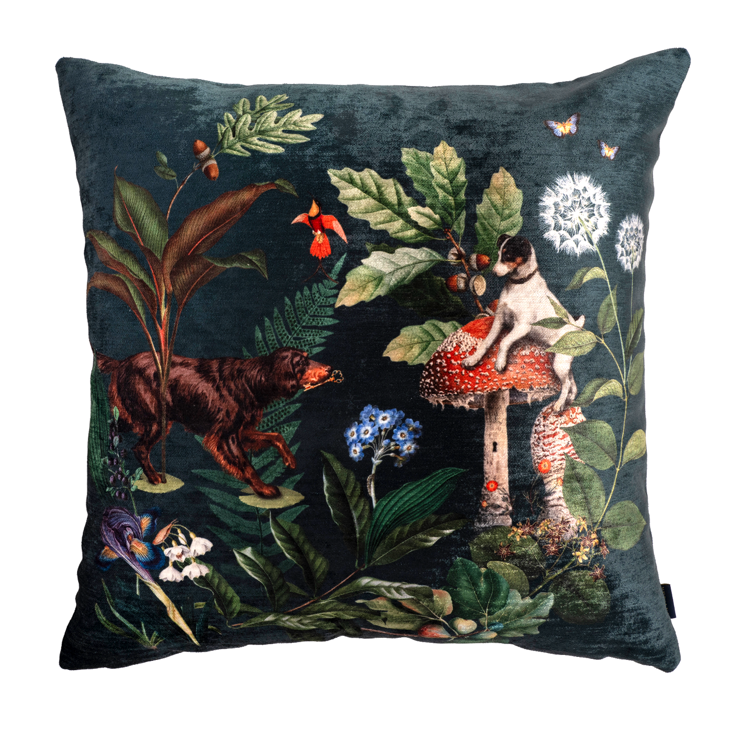 The Forest Dogs - Velvet Pillow