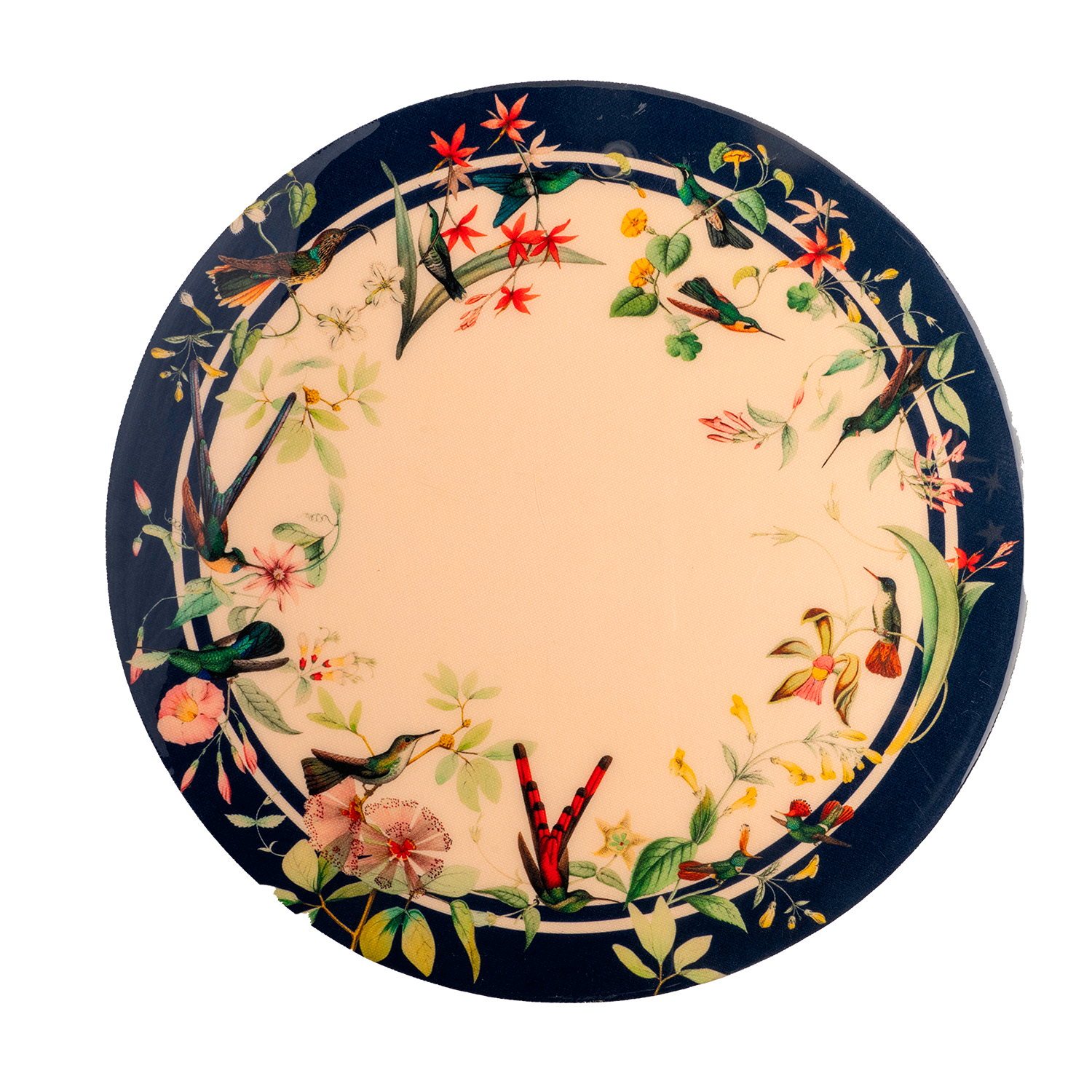Hummingbird Blue - Round Board