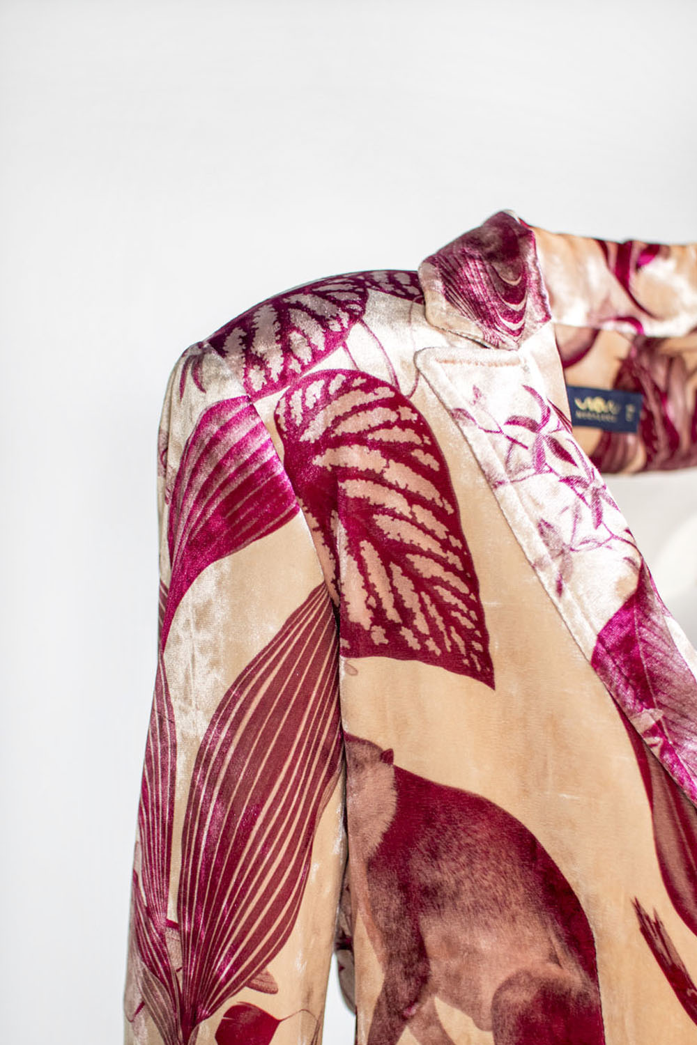 Blue Eyes Wine - Velvet Blazer