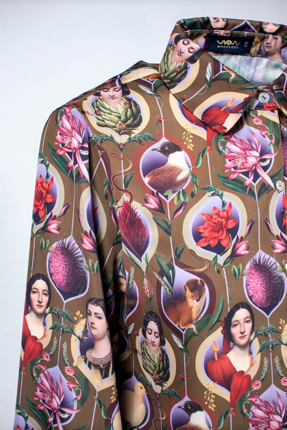 Siik Blouse - Retro