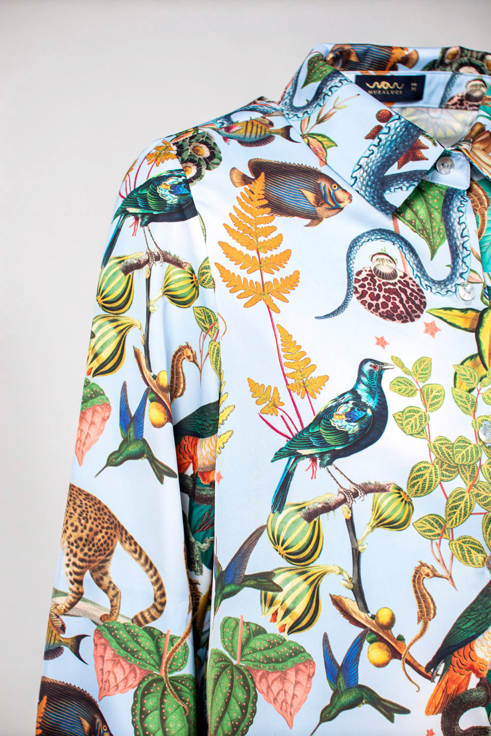 Siik Blouse - Mar del Cielo