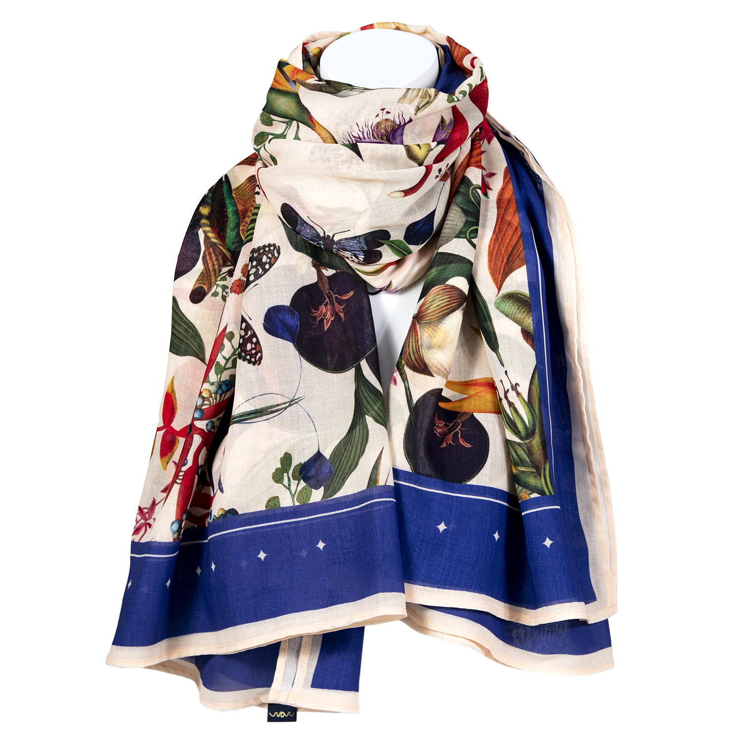 Colombian Flowers Ivory - Sarong