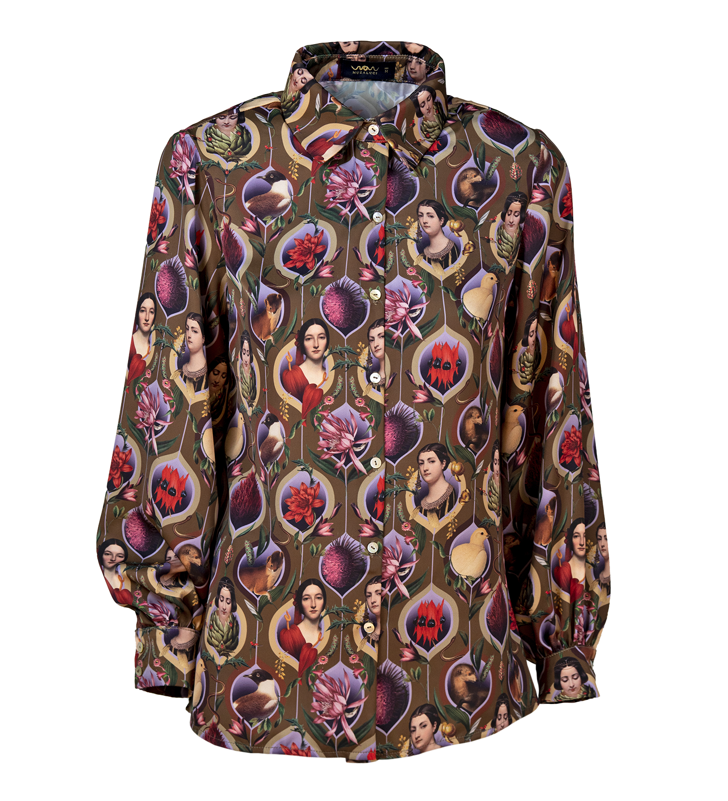 Siik Blouse - Retro