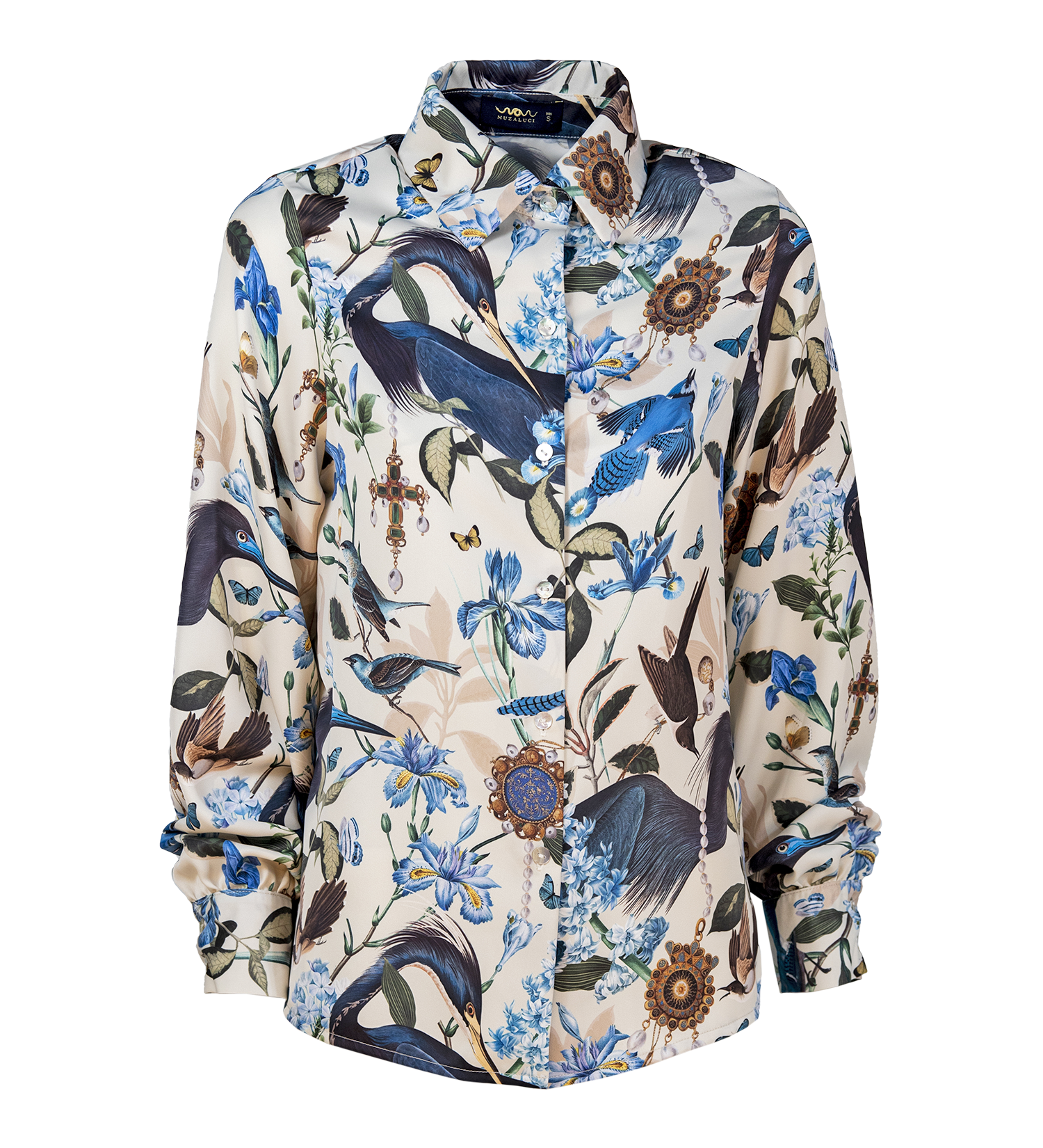 Siik Blouse - Turquesa