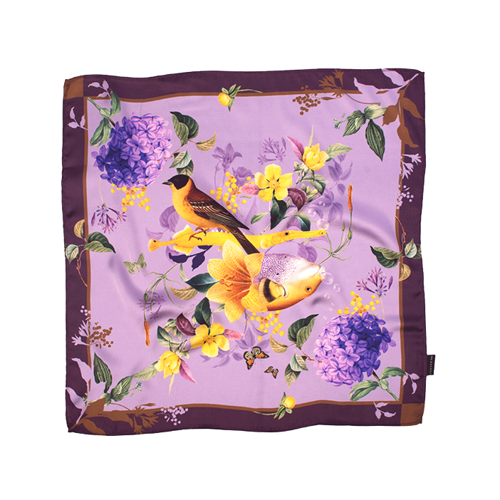 Amarello Bird Fish - Scarf