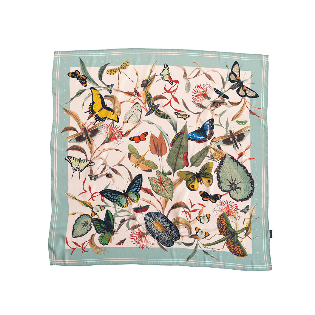 Butterfly Aqua - Scarf