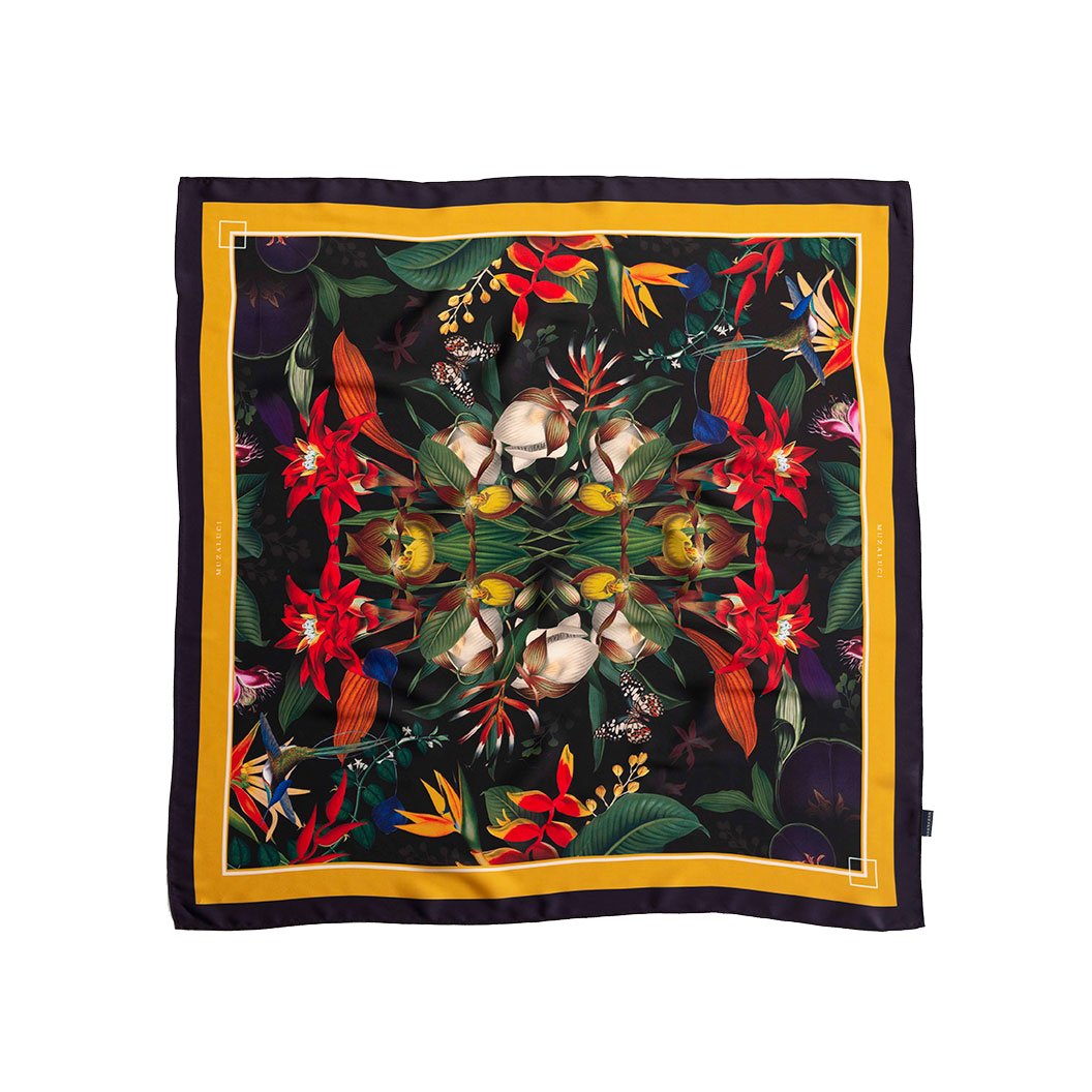 Colombian Flowers Dark - Scarf
