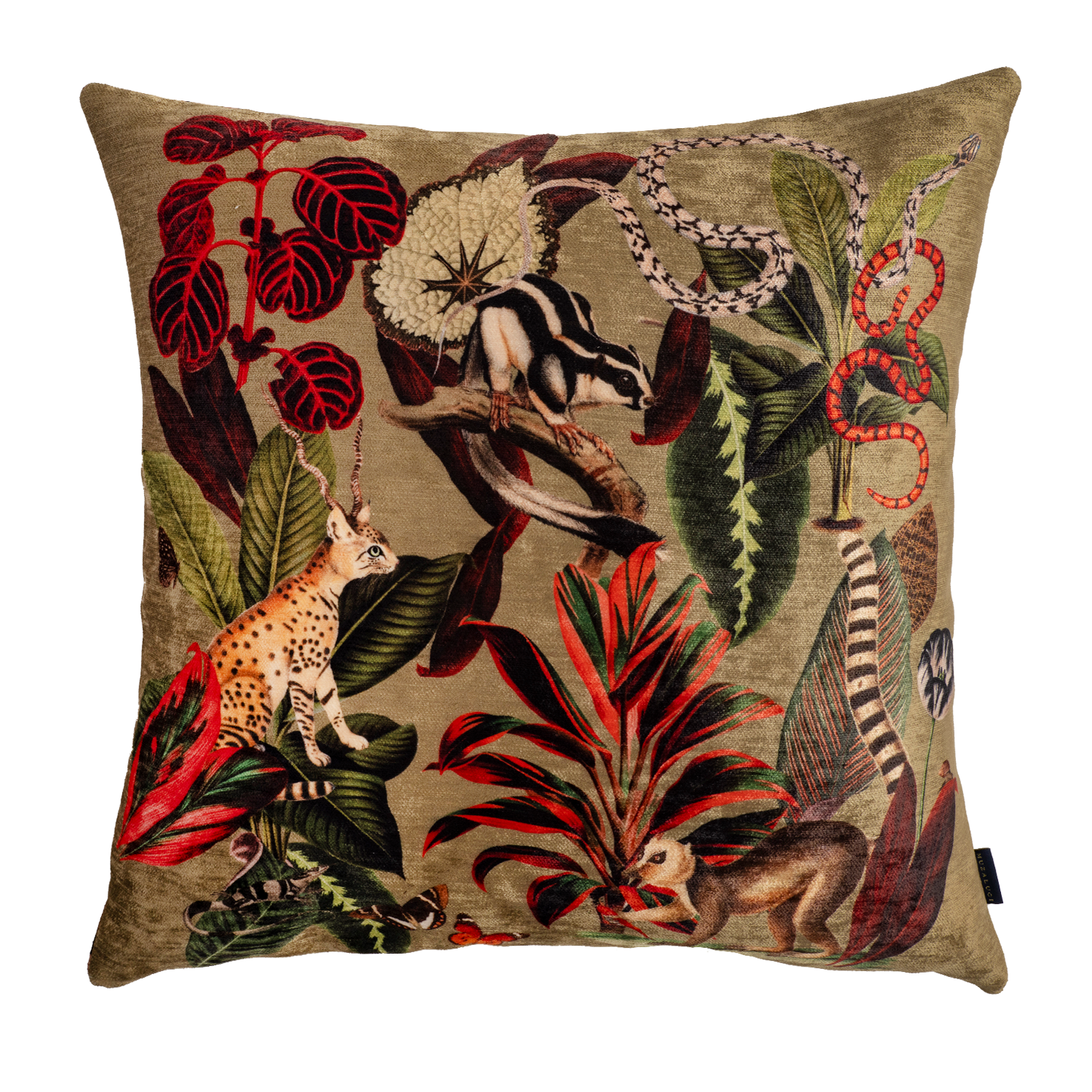 Savage Animals - Velvet Pillow