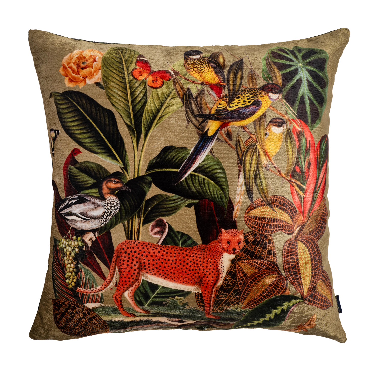 Savage Leaves - Velvet Pillow