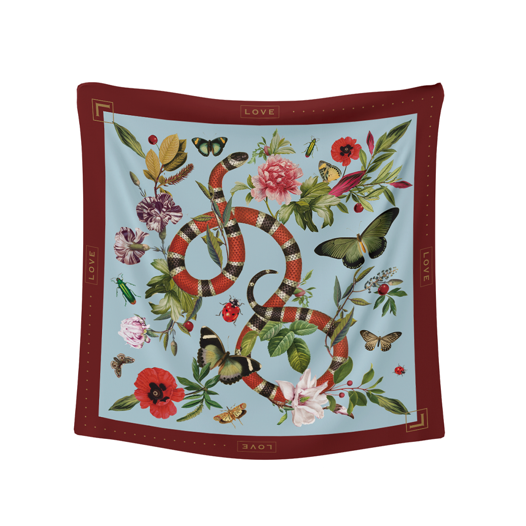 Serpent Blue - Scarf