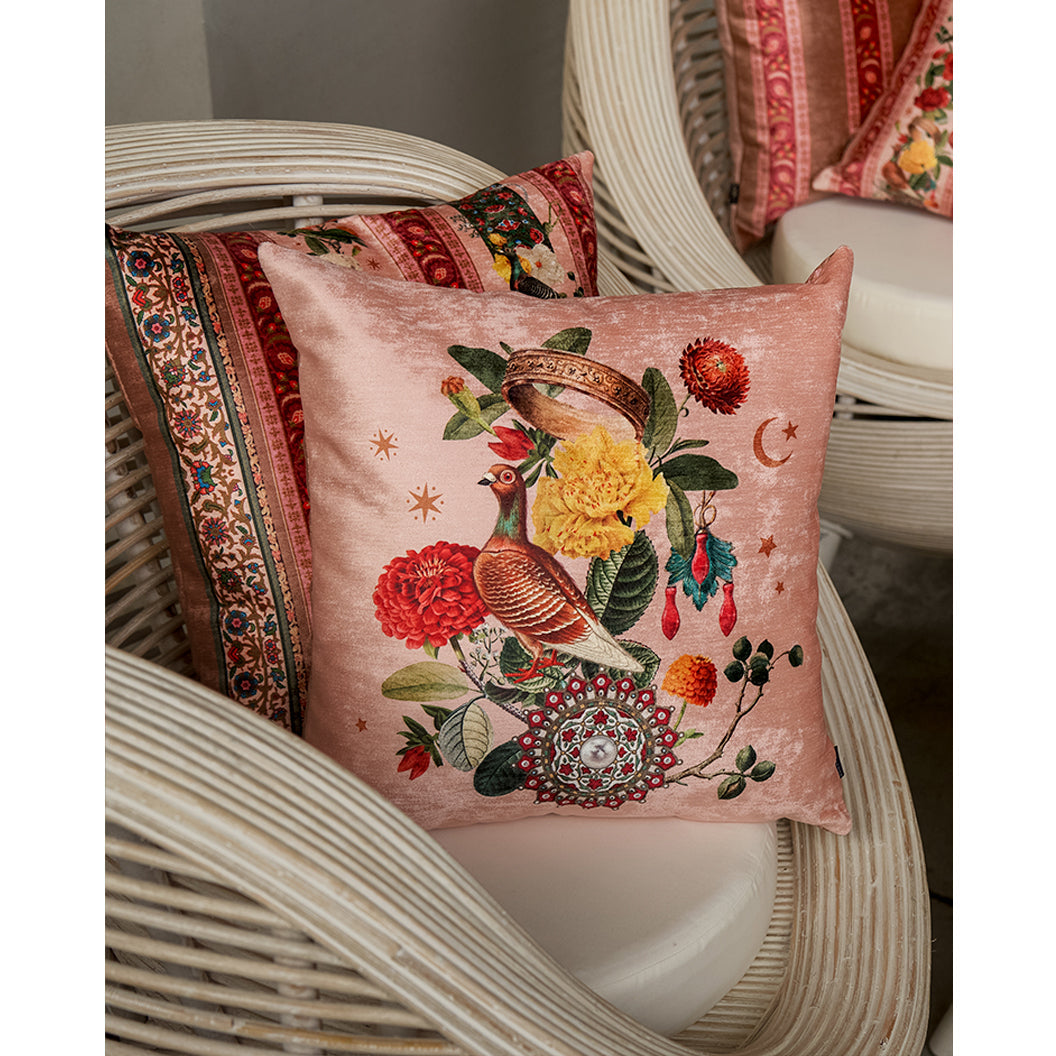Rama Pigeon - Velvet Pillow