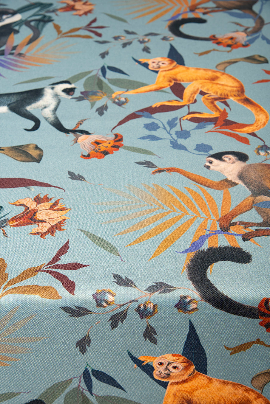Monkeys Blue - Tablecloth
