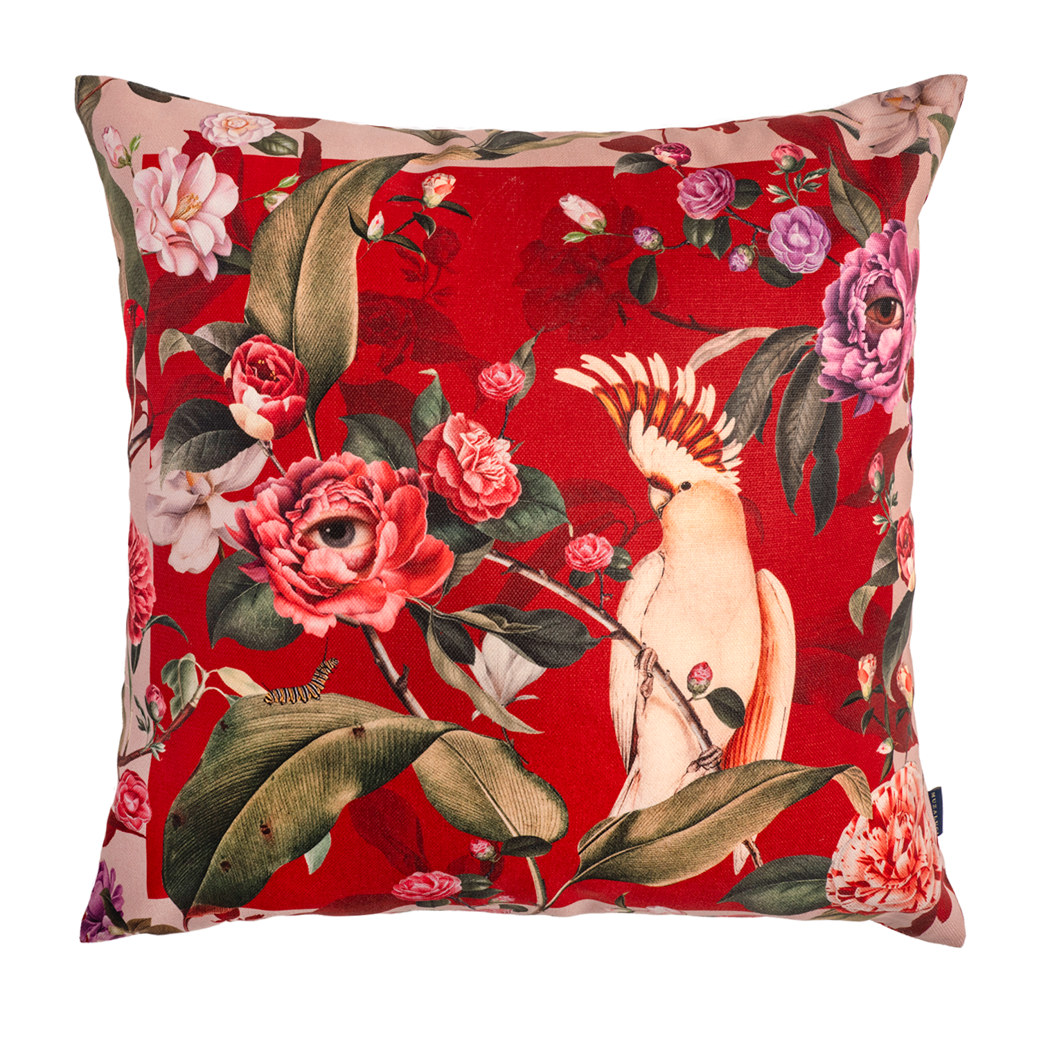 Navidad Guacamaya - Canvas Pillow