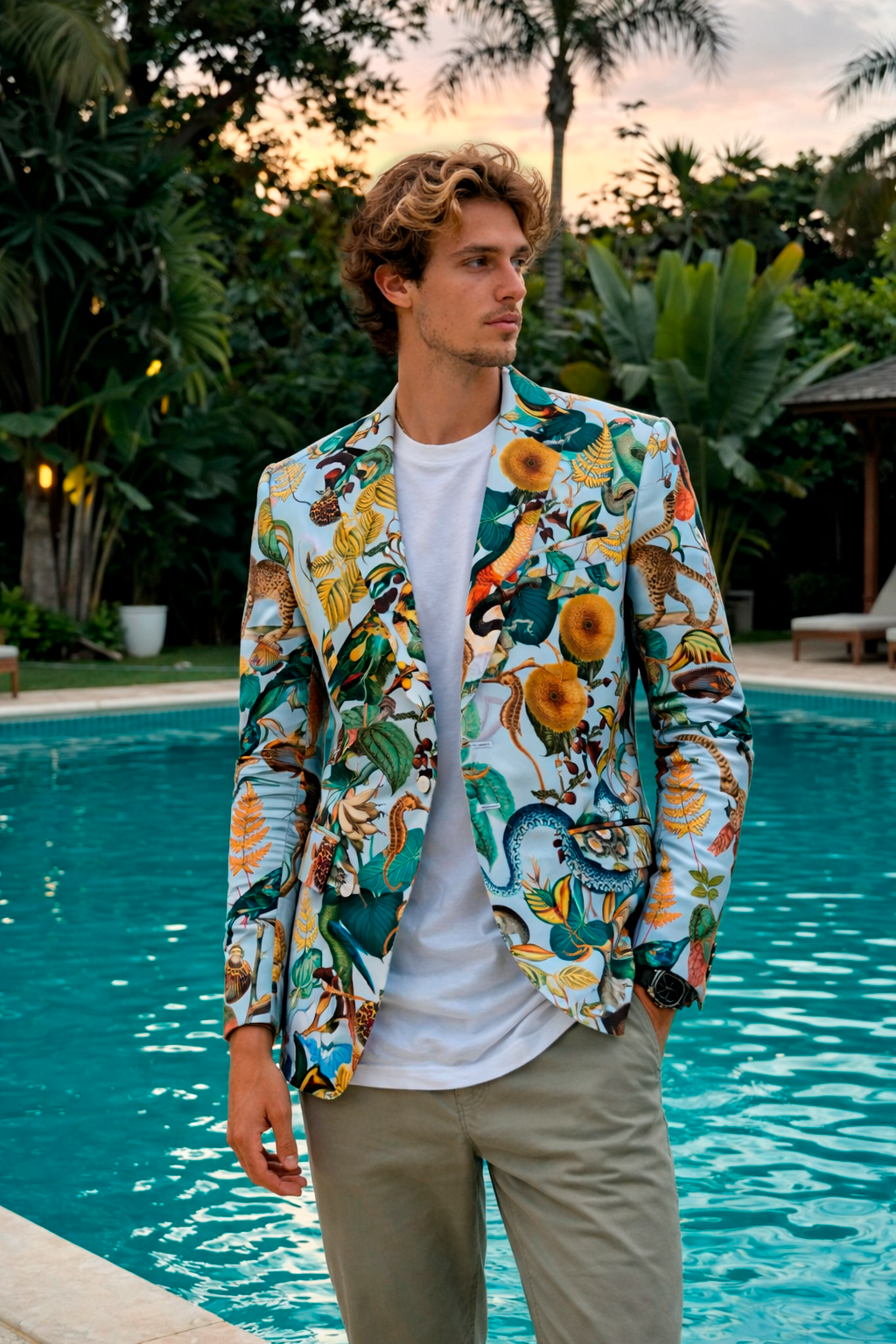 Mar del cielo - Velvet Blazer
