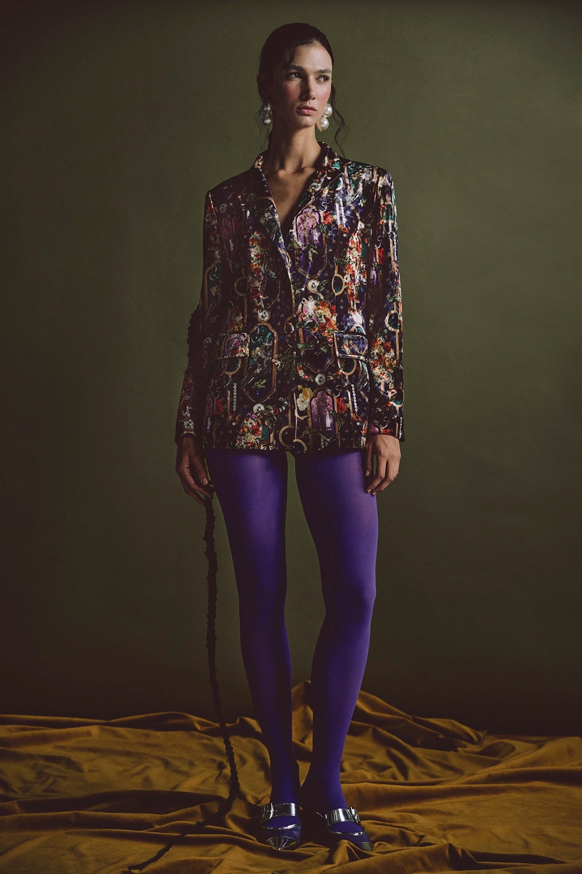 India - Velvet Blazer