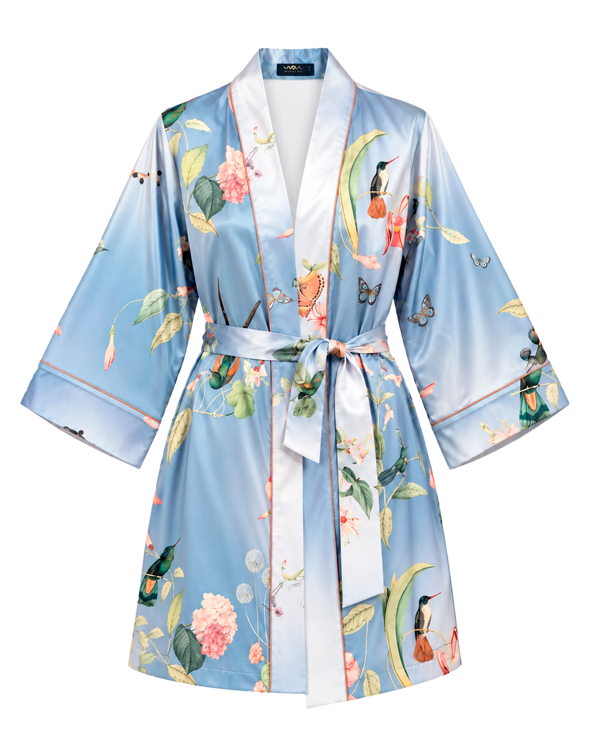 Robe - Blue Hummingbirds