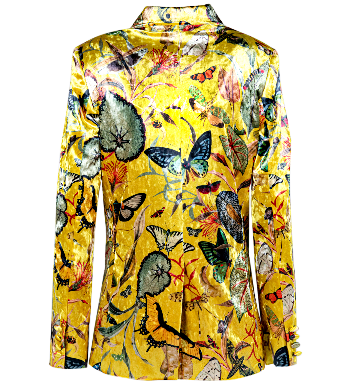 BLAZERS velvet with yellow butterfly