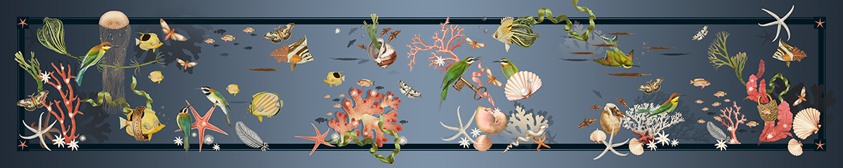 Table Runner - Coralina Green