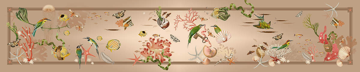 Table Runner - Coralina Green