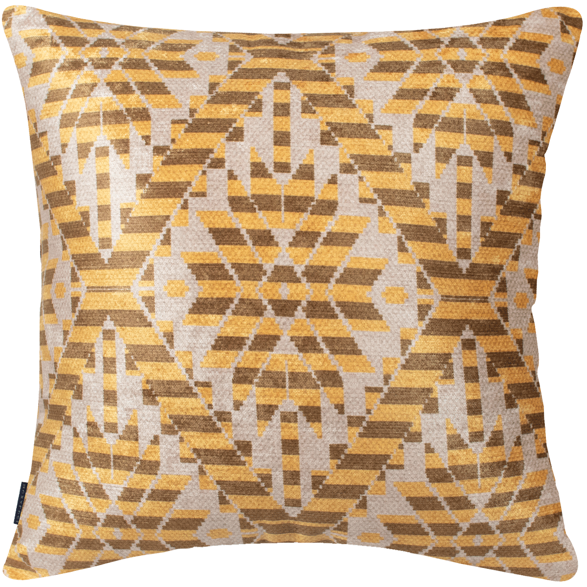 Velvet Pillow - Mexica Yellow