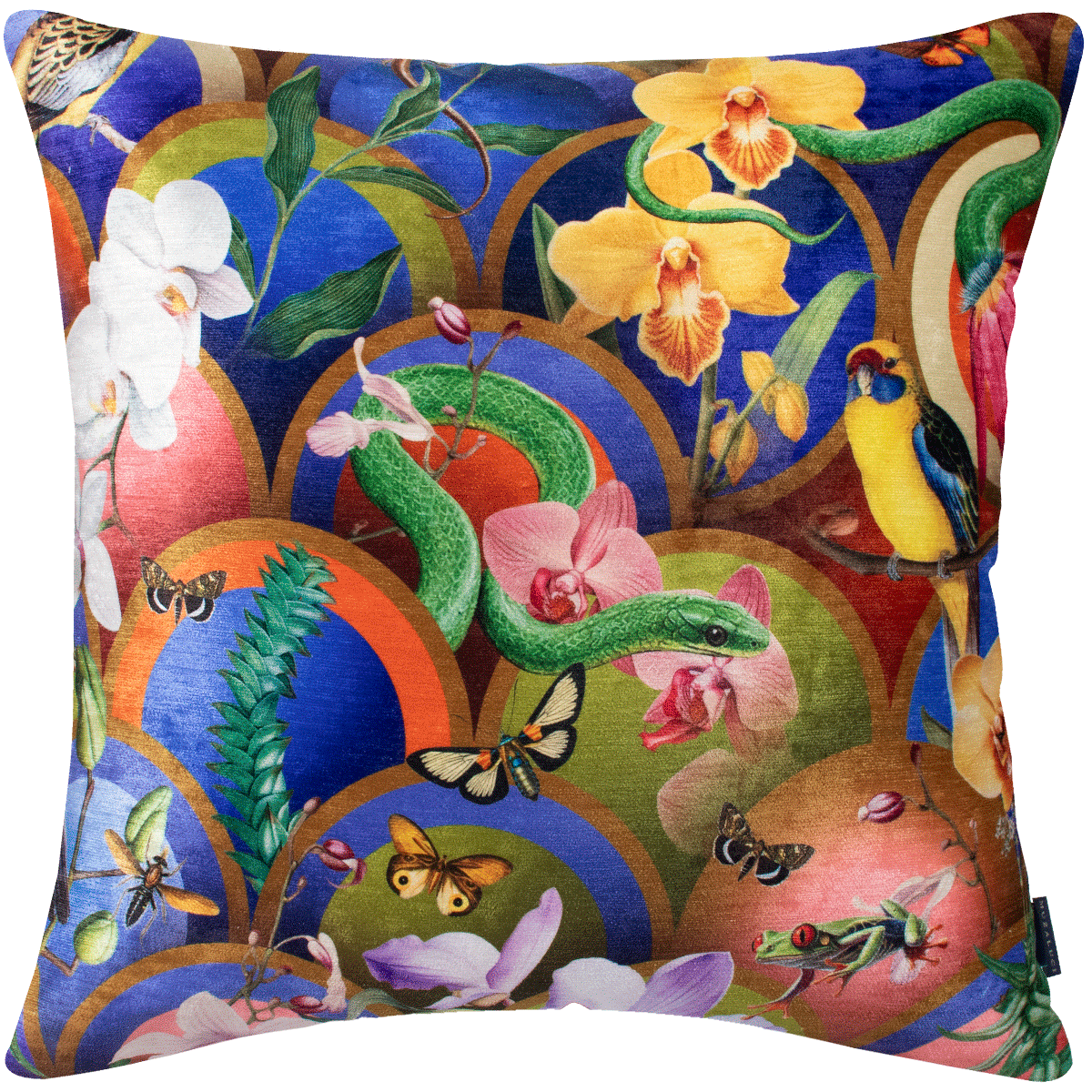 Velvet Pillow - Rainbow